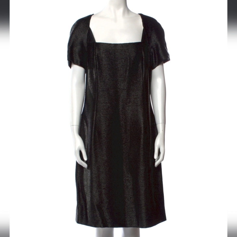 ❄️🖤BILL BLASS Printed Knee-Length Dress Sz 16 XXL